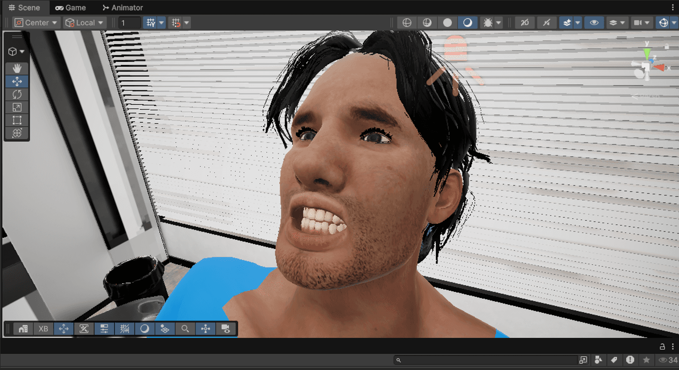 First Look at VR Program Human/Teeth 3D Model