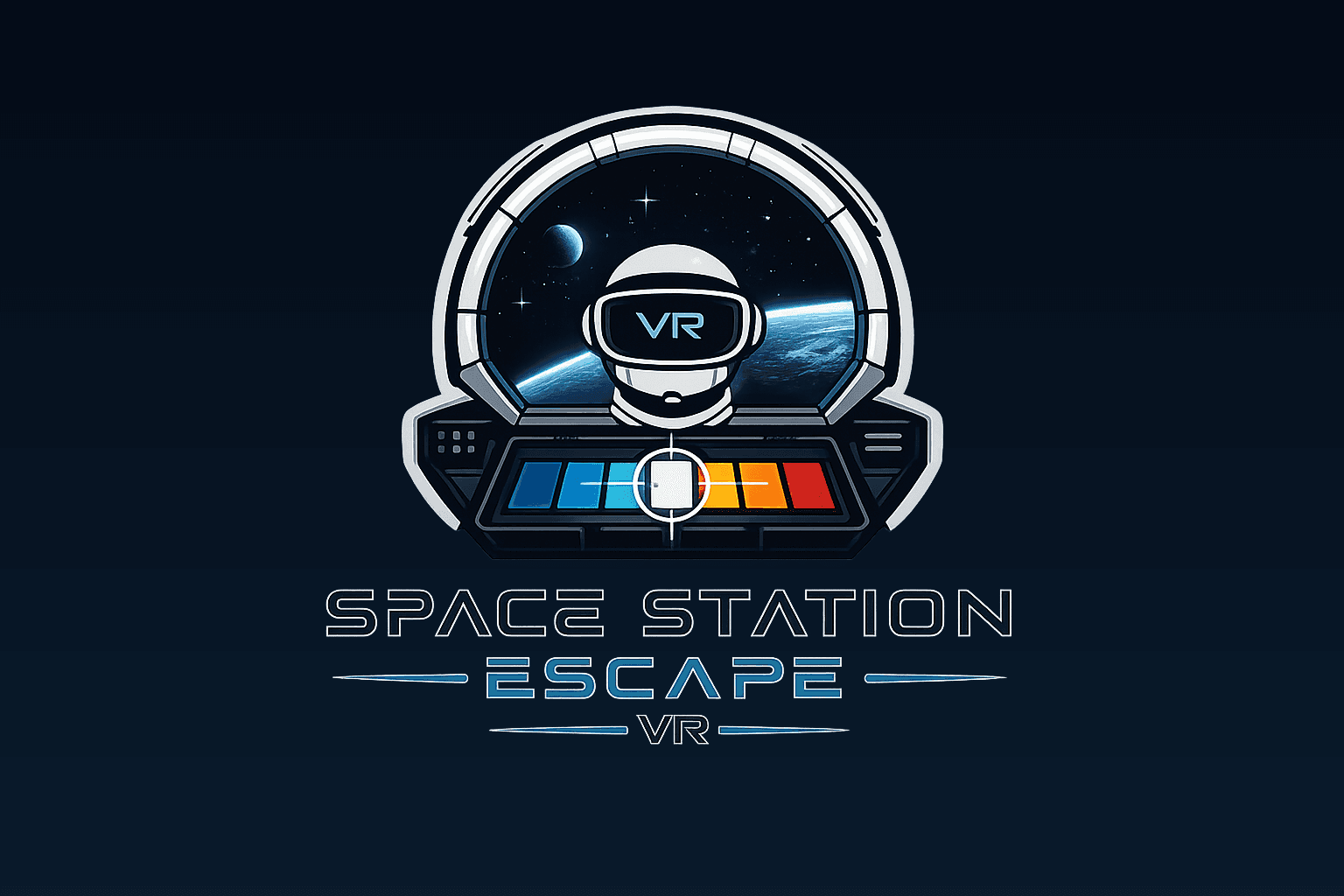 Space Station Escape VR project icon with a VR astronaut and spacecraft controls.